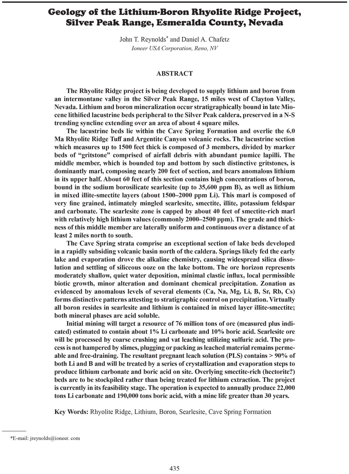 2020_Reynolds_John_Geology_of_the_Lithium_Boron_Rhyolite_Ridge_Project_Silver_Peak_Range_Esmeralda_County_Nevada-1
