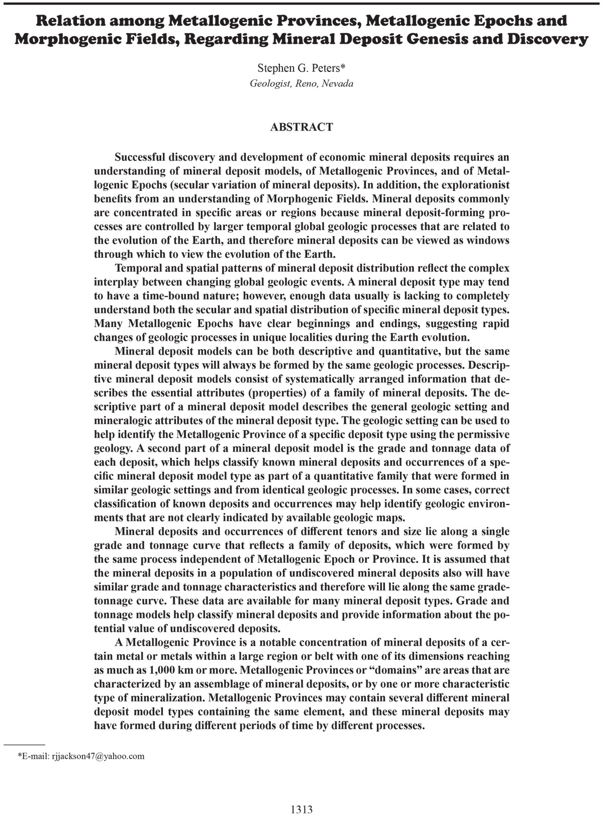 2022_Peters_Stephen_Relation_among_Metallogenic_Provinces_Metallogenic_Epochs_and_Morphogenic_Fields_Regarding_Mineral_Deposit_Genesis_and_Discovery-1