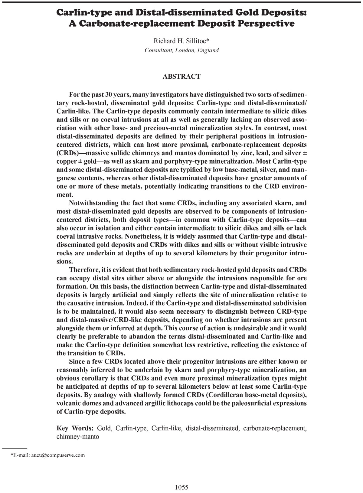 2022_Sillitoe_Richard_Carlin_type_and_Distal_disseminated_Gold_Deposits_A_Carbonate_replacement_Deposit_Perspective-1