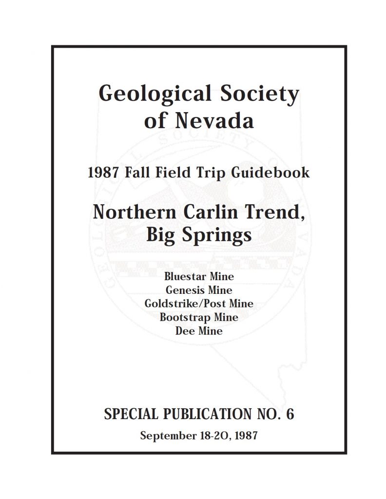 Northern Carlin Trend Big Springs Bluestar Mine, Genesis Mine